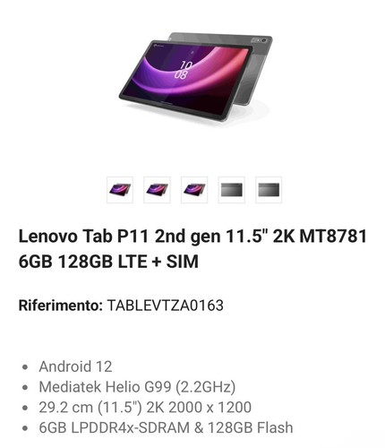 Lenovo tabp11 6gb e - 2),