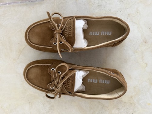 Brand new miu faded - new, suede