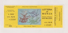 Biglietto Lotteria di Monza -