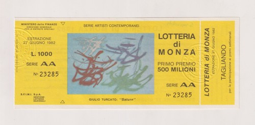 Biglietto lotteria monza - biglietto,