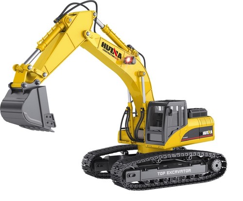 Huina escavatore metallo - metallo, rc