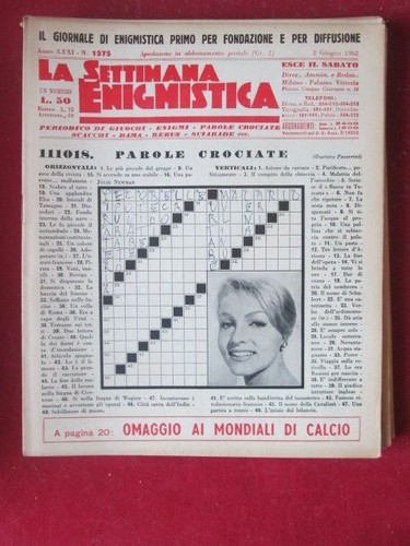 Settimana enigmistica 1575 - settimana,