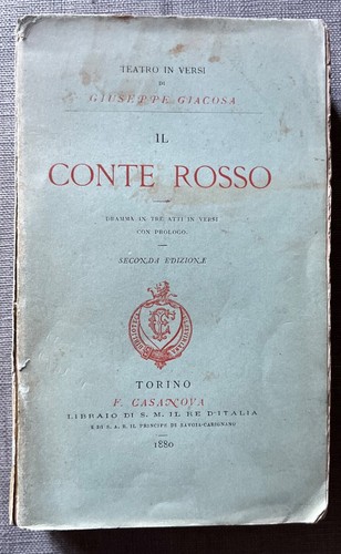 Rara prima edizione conte - edizione,