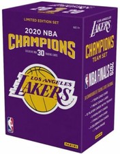Los Angeles Lakers 2020 NBA Finals Champions Panini 30 Card Team Set