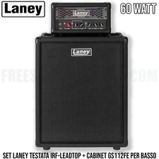 LANEY Amplificatore per Basso IRF-Leadrig112 set Testata + Cabinet 60W 1x12"