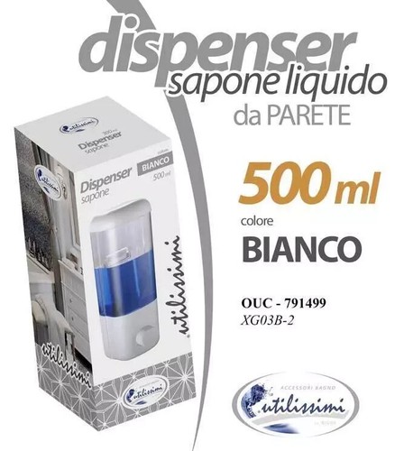Dispenser 500 porta sapone - porta,