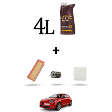 HOFFCAR Kit tagliando 4 FILTRI