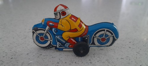 Moto giocattolo latta - giocattolo, in