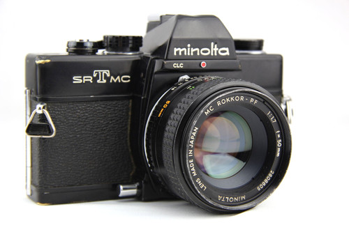 Minolta srt con fotocamera - srt,