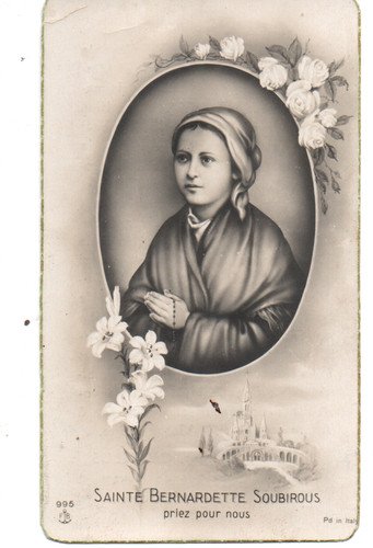 Image pieuse sainte bernadette - image,
