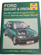 Ford Escort & Orion Sept 90-97