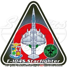 Adesivo F-104 STARFIGHTER ITALIA Lockheed-Aeritalia F-104S forze aeree