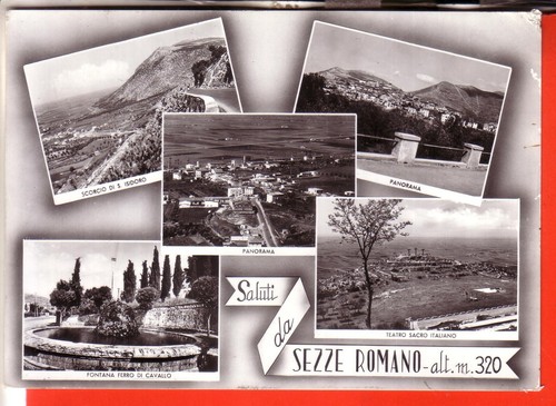 Cartolina sezze romano - cartolina,