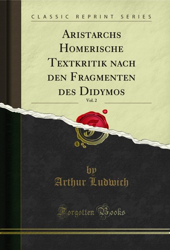 Aristarchs homerische - aristarchs,