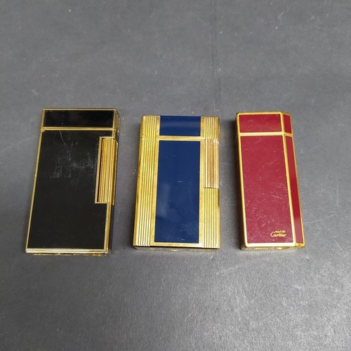 Lotto accendini cartier - di, 3