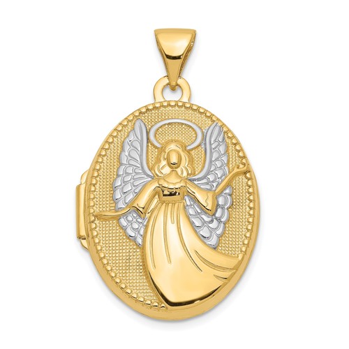 Ciondolo medaglione angelo - , oro