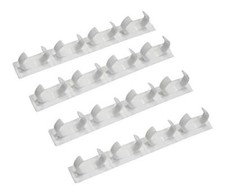 Porta spezie con clip adesive da appendere salva spazio muro parete 4 I.40446