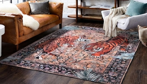 Tappeto tigre fatto mano - tigre,