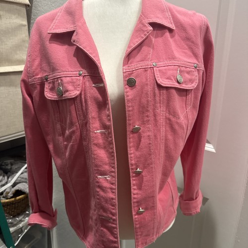 Giacca jeans rosa demone da - jeans,