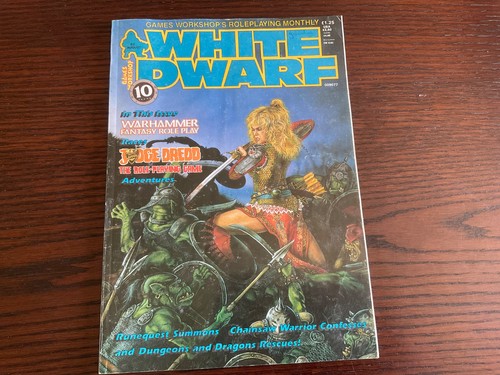 White dwarf magazine - white,