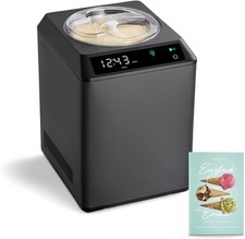 Macchina per gelato e yogurt, 2 in 1 ERIKA con compressore di raffreddamento,  2