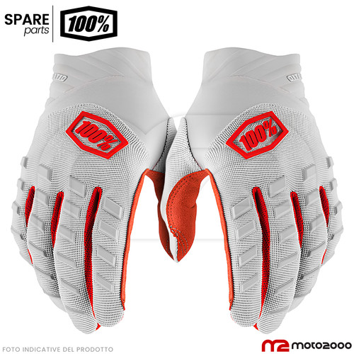 Guanti moto cross - cross, silver