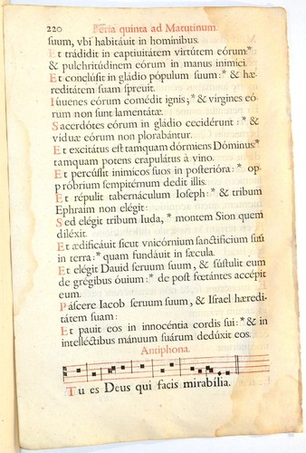 Stampa antica antifonario - antica,