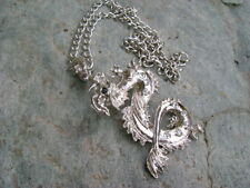 DRAGO 1 COLLANA  CIONDOLO RAP CON STRASS