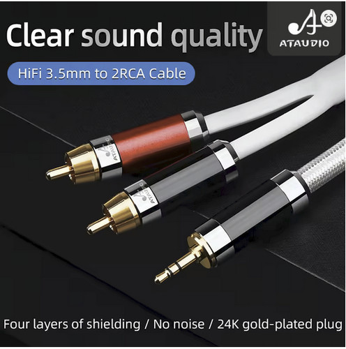 Ataudio hifi maschio a - 3,5, mm