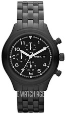 FOSSIL OROLOGIO UOMO JR1439 Chrono Bracciale Acciaio Nero LIST 249,00