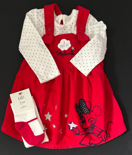 Set vestito minnie mouse rosso - vestito,