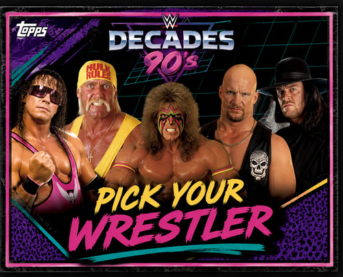 Topps decades edition wwe - topps,