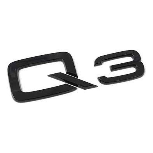 Scritta posteriore black - posteriore, q3