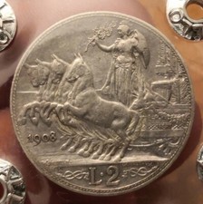 Lire 1908 quadriga veloce - quadriga,