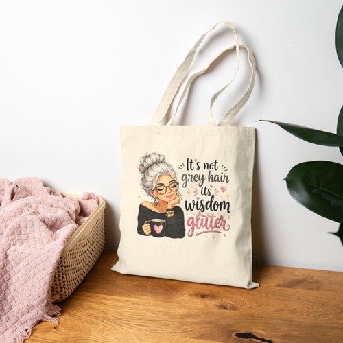 Borsa tote illustrazione