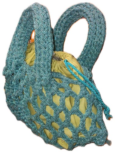 Borsa fatta mano uncinetto - fatta, a
