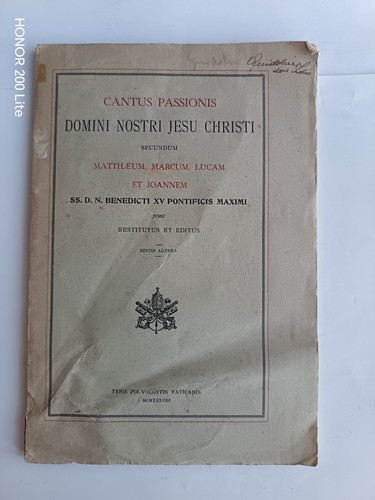 Cantus passionis domini nostri - cantus,