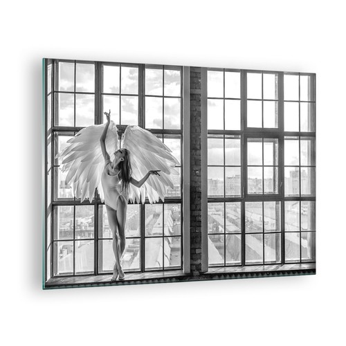 Quadro vetro 70x50cm donna - quadro,