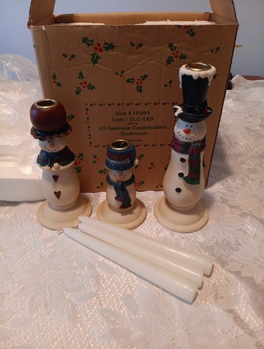 Set tre portacandele conici - set,