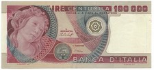 100000 LIRE BANCA D'ITALIA PRIMAVERA DI BOTTICELLI 20/06/1978 SPL-