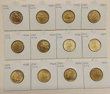 Vaticano 200 Lire Moneta IN Corso (Selezionare Tra : 1979 - 2001)