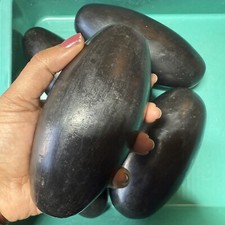 Pietra Lingam Shiva nera 5,5"