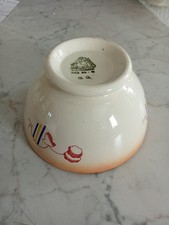 CIOTOLA SCODELLA TAZZA COLAZIONE CERAMICA S.C. RICHARD DECORO ASTRATTO AEROGRAFO