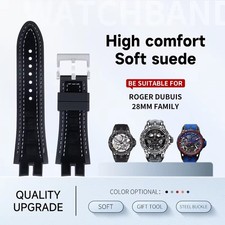 Cinturino orologio nylon pelle