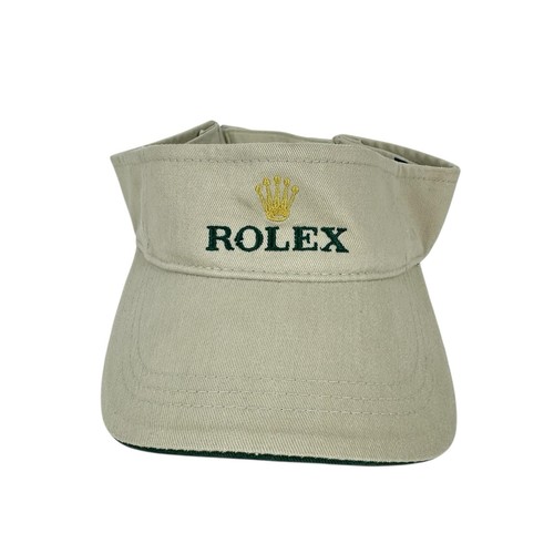Cappello visiera beige rolex - beige,