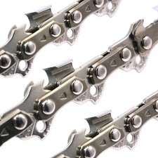 3 catene per sega scalpello pieno 50 cm 3/8" 1,5 mm 72 TG per Dolmar PS5105, C,CH, D, H, HD