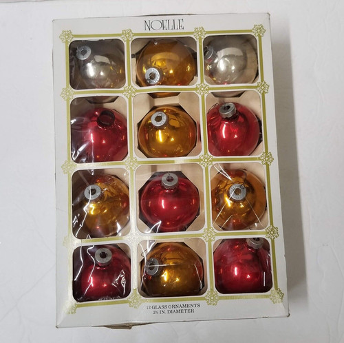 Set ornamenti vetro oro - set,