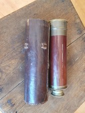 Cannocchiale antico in ottone  (fine 800)