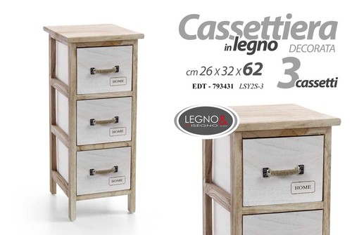 Cassettiera cassetti slim - cassettiera,