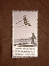L'elicottero monoposto dei